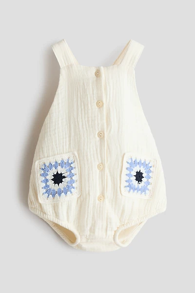 Cotton Muslin Romper Suit