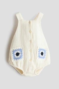 Cotton Muslin Romper Suit
