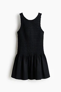 Smocked Cotton Dress