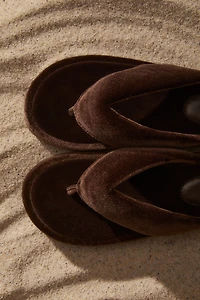 Velour Flip-Flops