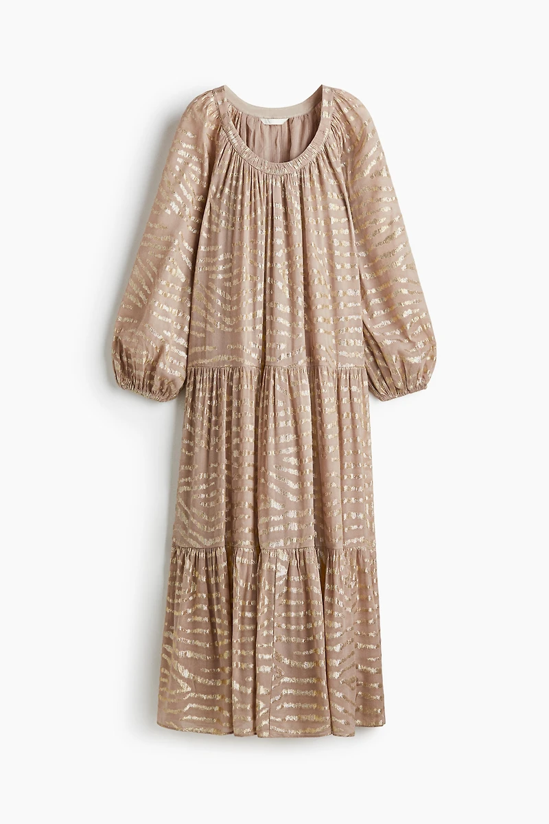 Jacquard-Weave Dress