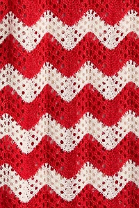 Crochet-Look Jacquard Jersey Pants