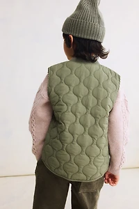 Veste sans manches matelassée