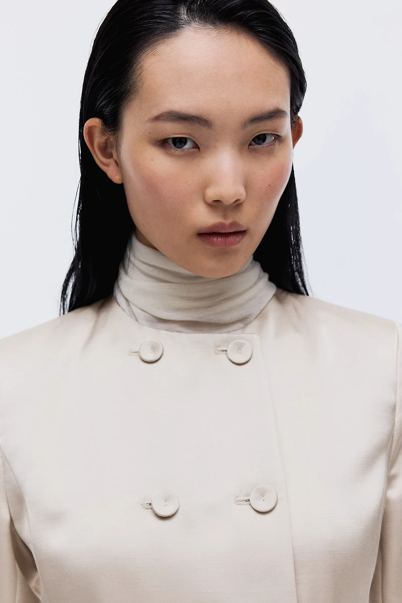 Double-Breasted Jacket Dress