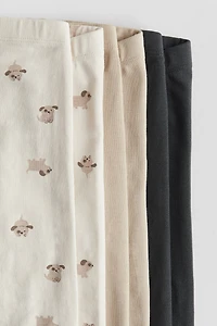 Lot de 3 leggings en coton