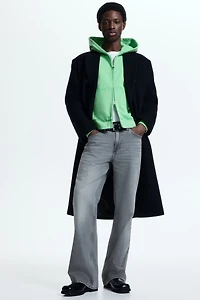 Oversized-Fit Hooded Jacket