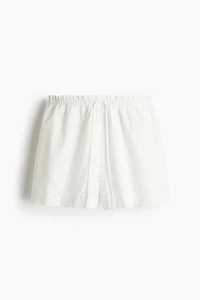 Eyelet-Embroidered Shorts