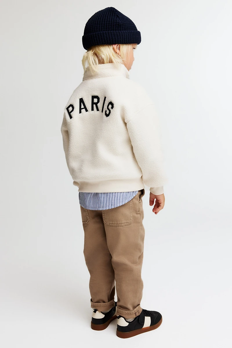 Washed Cotton Twill Pants