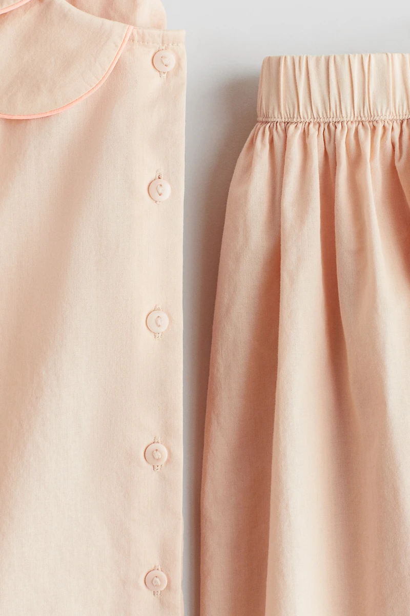 2-Piece Blouse and Skirt Set
