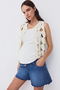 MAMA Denim Shorts