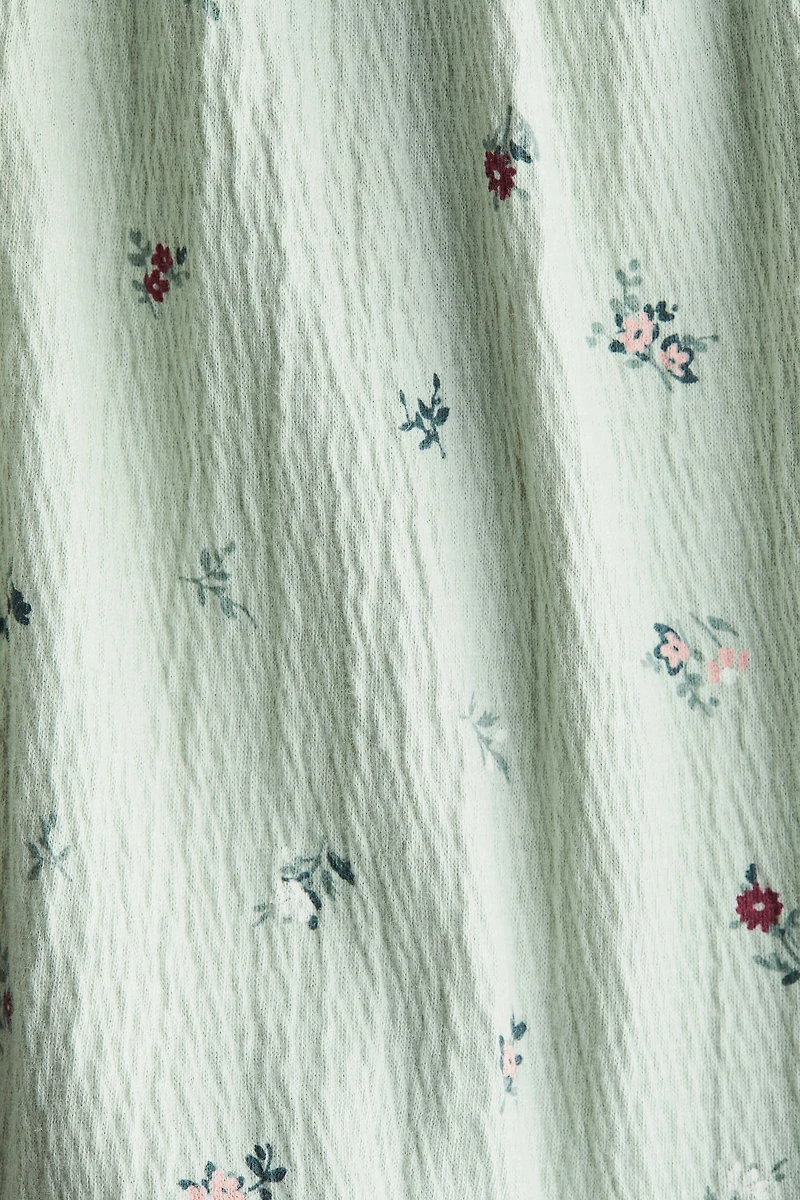 Crinkled Cotton Dress