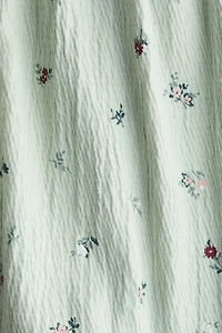 Crinkled Cotton Dress