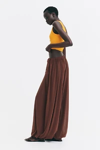 Cropped Fine-Knit Tank Top