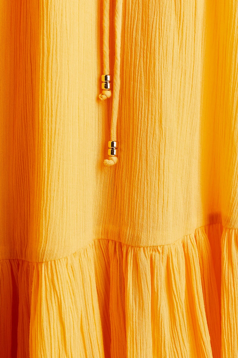 Crinkled Strappy Dress