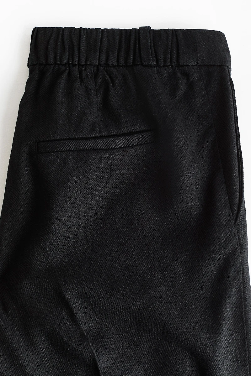 Pantalon chic MAMA en lin mélangé