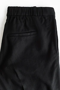 Pantalon chic MAMA en lin mélangé