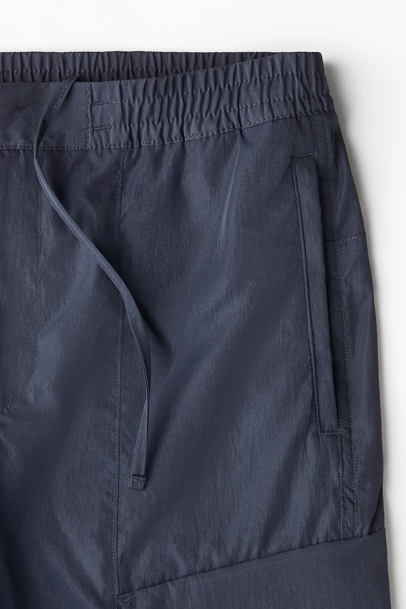 Pantalon cargo décontracté en nylon