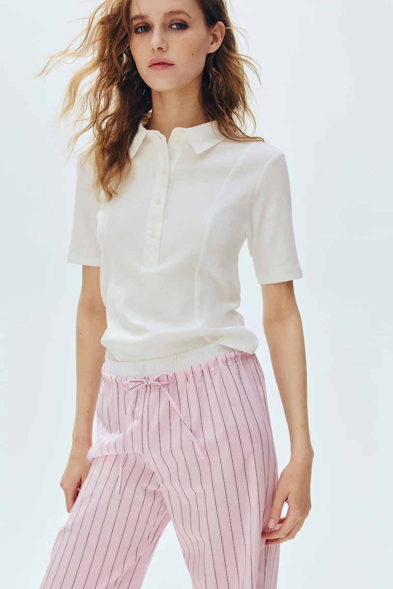 Double-Waistband Pajama Pants