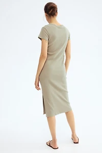 MAMA Ribbed T-Shirt Dress