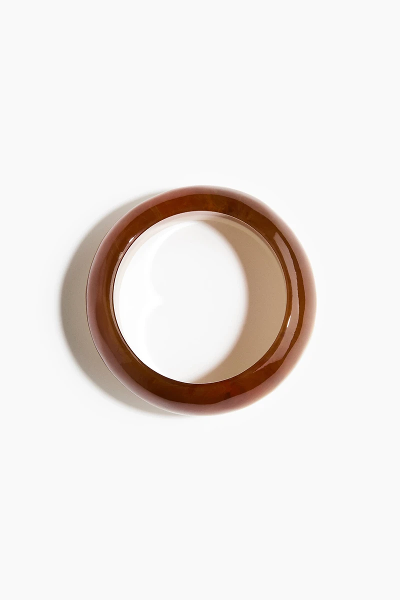 Two-Tone Bangle Bracelet