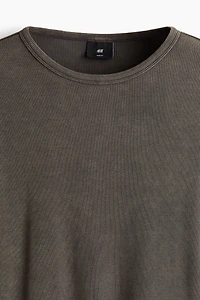 Slim-Fit Ribbed Shirt