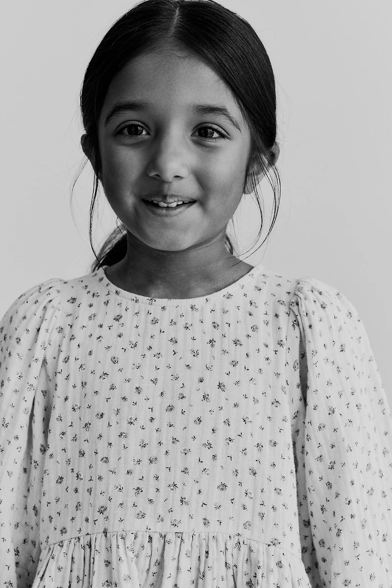 Robe en mousseline de coton