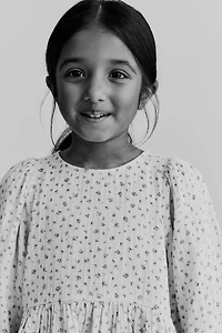 Robe en mousseline de coton