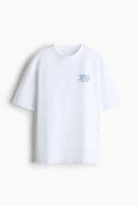 Oversized T-Shirt with Printed Motif