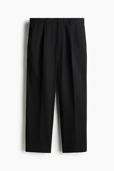 Straight Fit Suit Pants