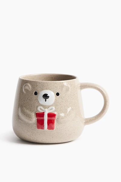 Mug with Bear Motif