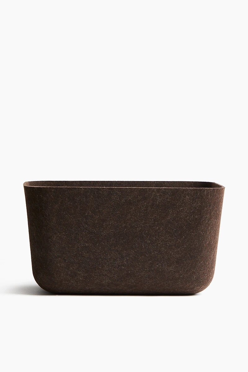 Large Felted Storage Basket