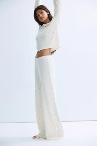 Pyjama en jersey pointelle