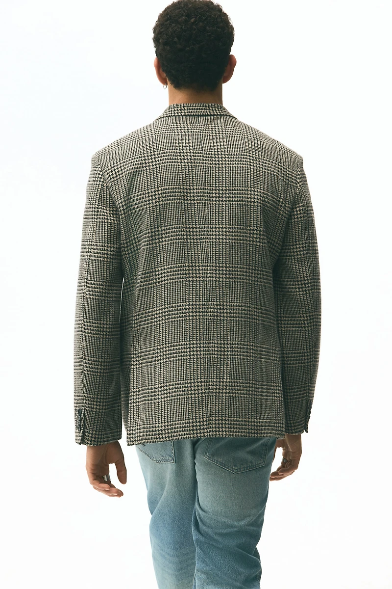 Veste décontractée en laine mélangée