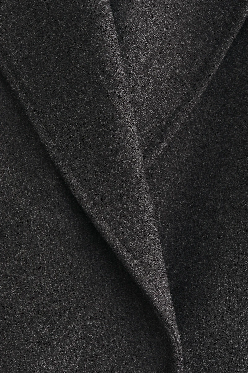 Oversized Wool-Blend Coat