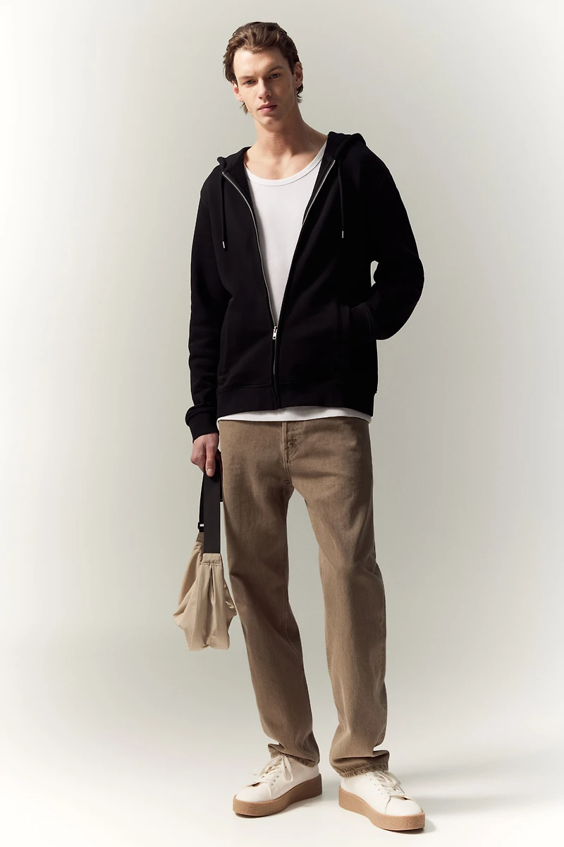 Regular Fit Hooded Jacket