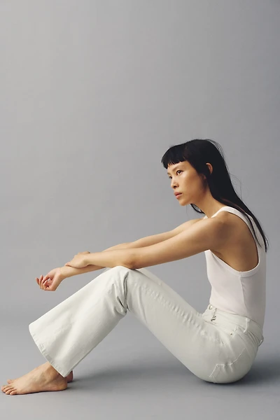 Jean évasé taille haute