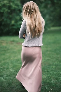 Chandail en tricot pointelle