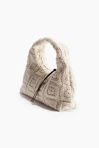 Sac à main à l’aspect crochet
