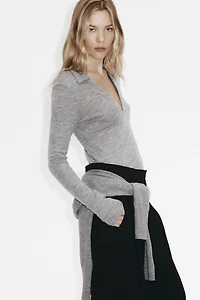 Haut en jersey de laine