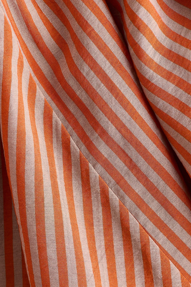 Dress with Godet Pleats