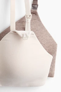 MAMA 2-pack Padded Cotton Nursing Bras