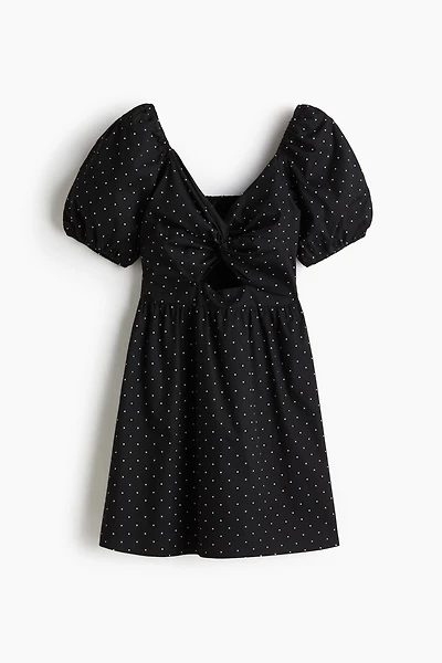 Twist-Detail Dress