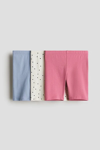 3-pack Cotton Bike Shorts