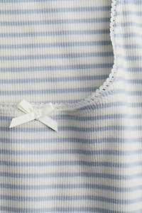 Pointelle Jersey Tank Top