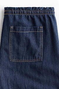 Denim Pull-On Pants