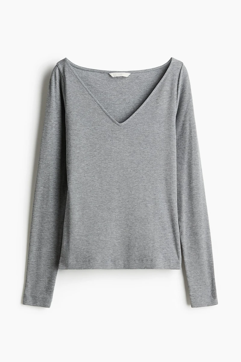 Haut en tricot fin