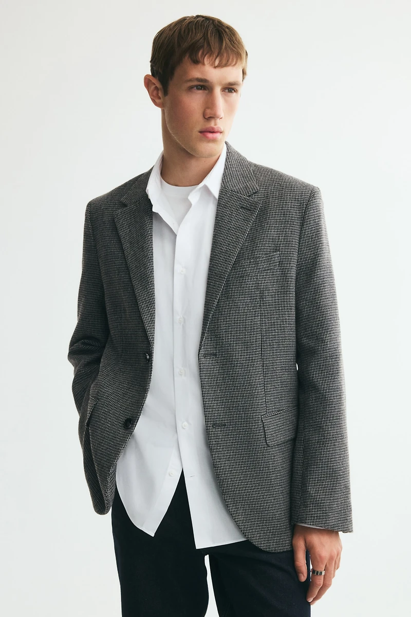 Relaxed-Fit Wool-Blend Jacket
