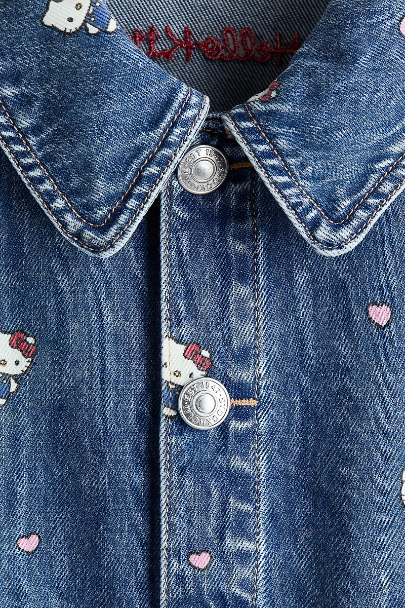 Printed Denim Jacket