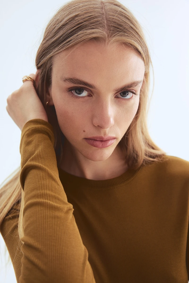 Ribbed Pima Cotton Top