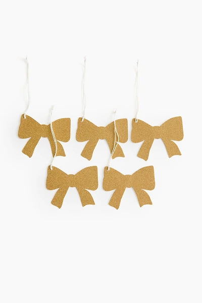 5-Pack Bow-Shaped Gift Tags